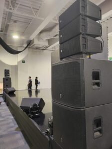 Equipo de audio para congresos
